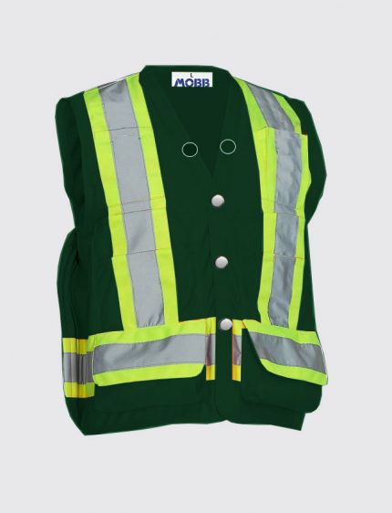 Work Wear Safety Vest WVEST Spruce