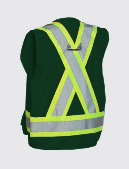 Work Wear Safety Vest WVEST Spruce